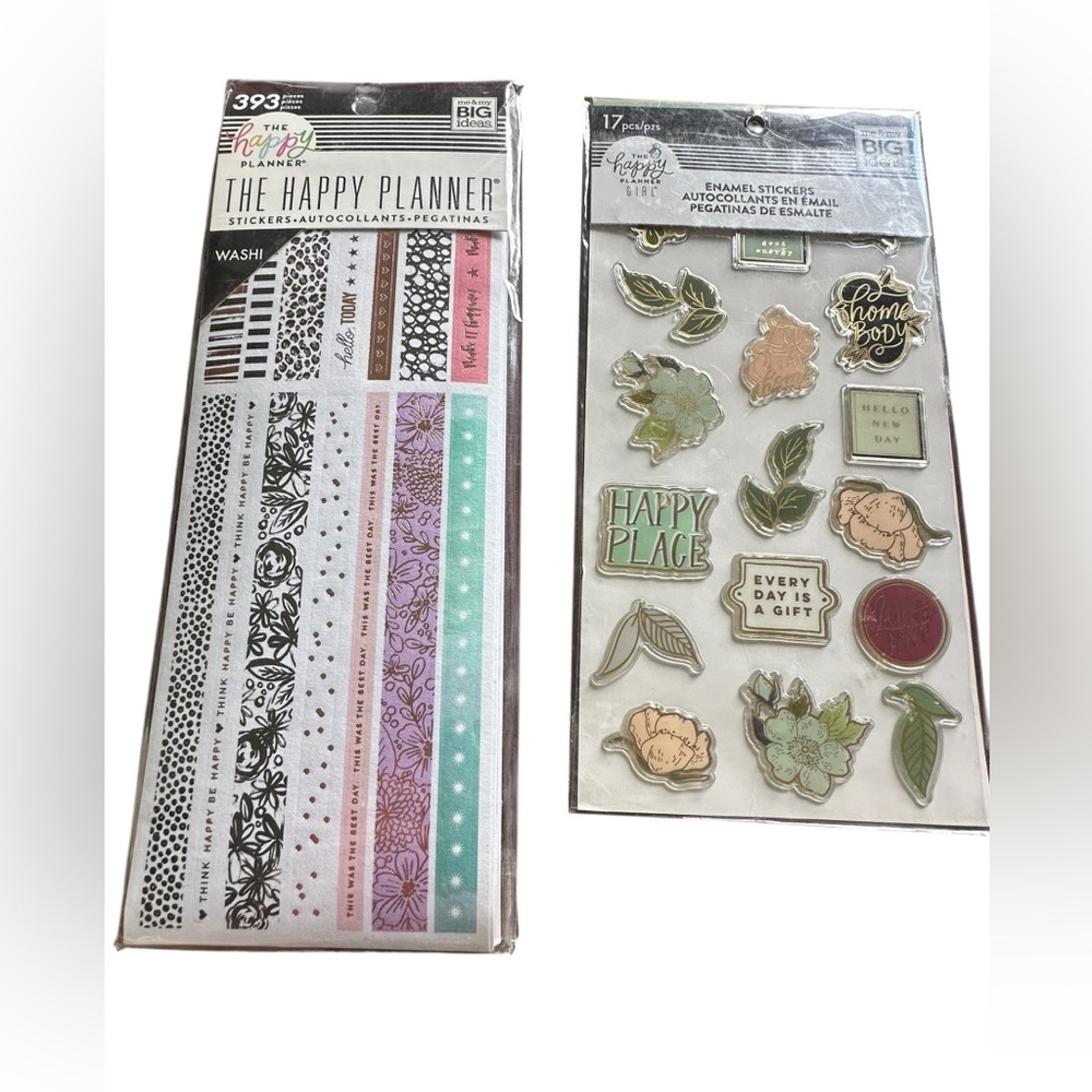 The Happy Planner Washi Stickers Homebody Enamel Stickers